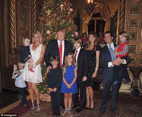 Donald Trump has his entire family over to his Florida mansion for ...