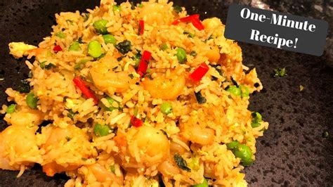 Slimming World Syn Free Prawn Fried Rice I One Minute Recipe Youtube