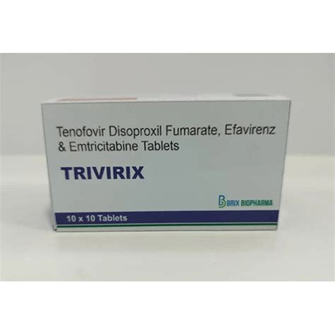 Tenofovir Disoproxil Fumarate Efavirenz And Emtricitabine Tablets At