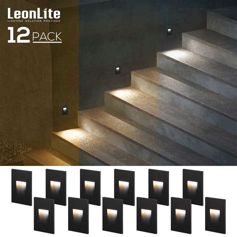 Leonlite Pack Cct Led Stair Light Weatherproof For Patio Pool