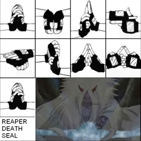 Naruto Hand Signs For Shadow Clone Jutsu