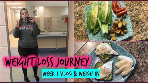 Weight Loss Journey Weekly Vlog And Weigh In 1 Youtube