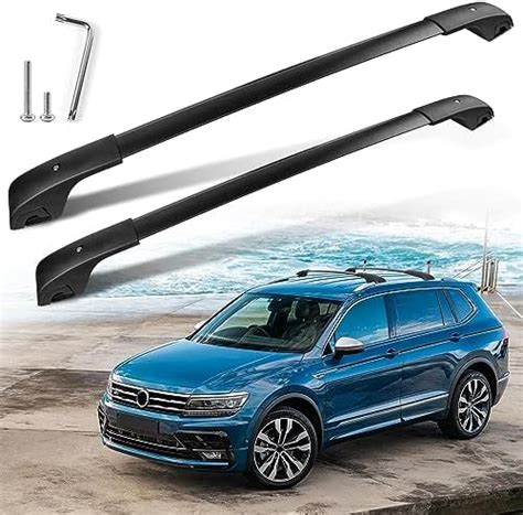 QKVCX Barras Transversales De Techo Para Volkswagen Tiguan 2018 2019