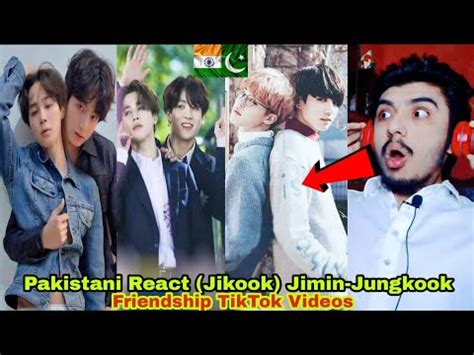 Pakistani React Jikook TikTok Videos Reaction On Jungkook And Jimin