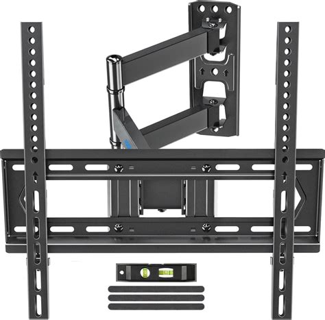 Mountup Tv Wall Mount Single Stud Tv Mount Swivel Tilt Full Motion For