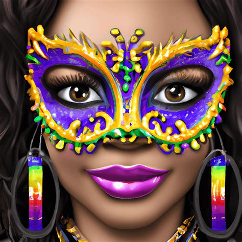 Mardi Gras Mask Graphic · Creative Fabrica