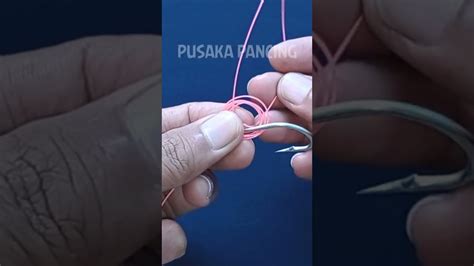 Simplest Hook Knot Technique How To Tie A Hook My Fishing Products