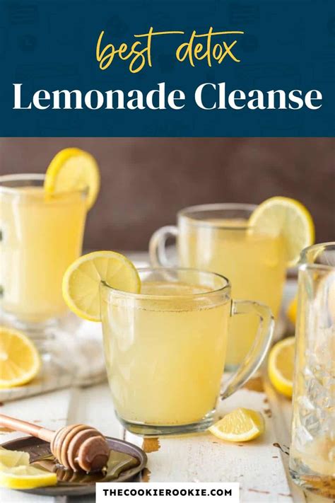 Lemonade Cleanse Master Cleanse Recipe The Cookie Rookie®