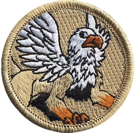 Griffin Patrol Patch Bsa Patrol Patch Embroidered Patch Etsy