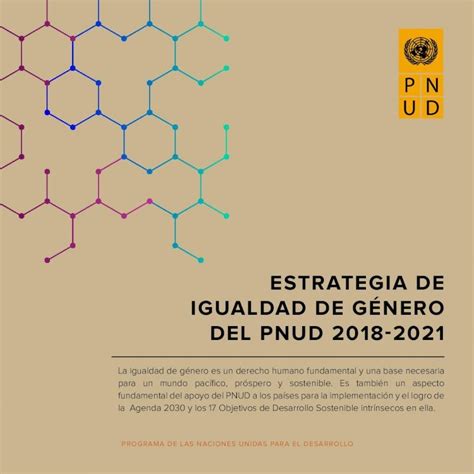 Pdf Estrategia Igualdad Genero Pnud · Estrategia De Igualdad De