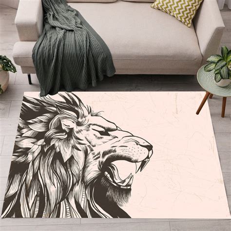 Lion Print Etsy