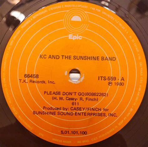 KC & The Sunshine Band – Please Don't Go (1980, Vinyl) - Discogs