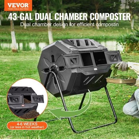 Bac Compost Rotatif Vevor Composteur De Jardin Rotatif Bac