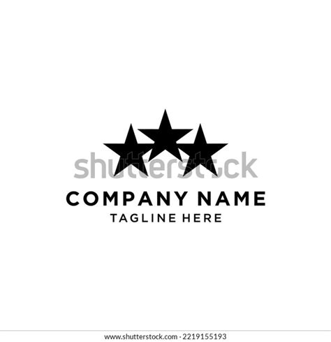 3 Stars Icon Logo Design Stock Vector (Royalty Free) 2219155193 ...