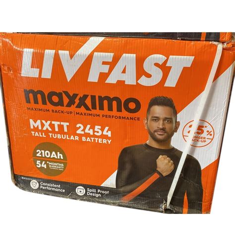 Livfast Maxximo Mxtt Tall Tubular Battery At Rs Exide