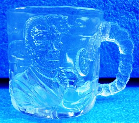 Batman Forever Movie Classic Two Face Crystal Glass Figural Mug 1995