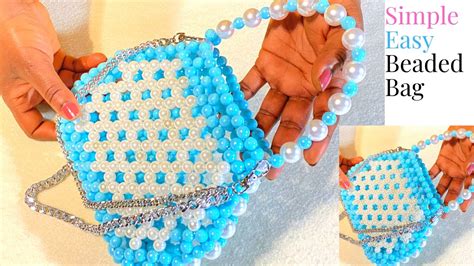 How To Make A Beaded Bag How To Make A Handmade Pearl Beaded Bag How