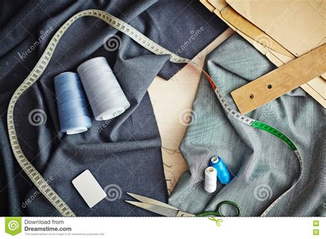 Tailor Equipment Stock Photo Image Of Sewing Textile 73035086