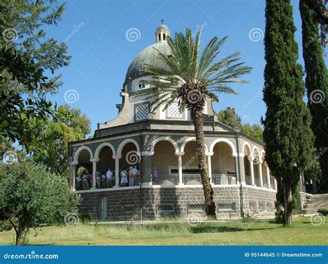 Mount Of Beatitudes Israel January 27 2020 Painting Above The