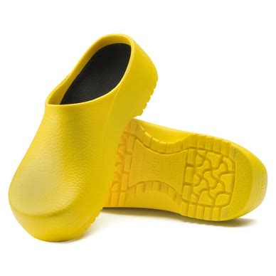 Sabots Birkenstock Homme Super Birki Pu Yellow Regular Sabotexpert