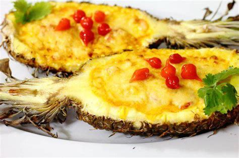 Креветки в ананасе с кокосовым молоком — Вкусные рецепты для вкусной жизни