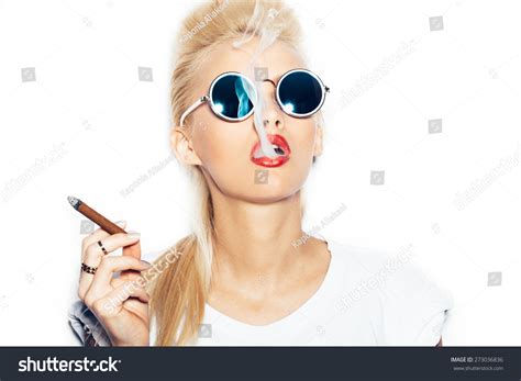 1 252 Blonde Cigar Posing Images Stock Photos Vectors Shutterstock