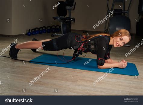 Cute Blonde Girl Electrical Muscular Stimulation Stock Photo 659238523 Shutterstock