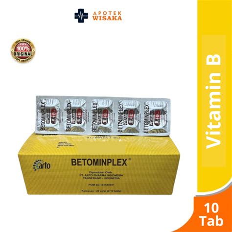 Betominplex Tablet Vitamin B Complex B Lazada Indonesia