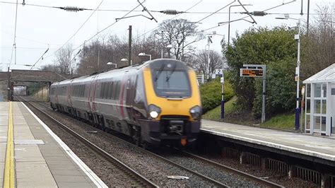 A Cross Country Class 220 Voyager Passes Wallyford Youtube