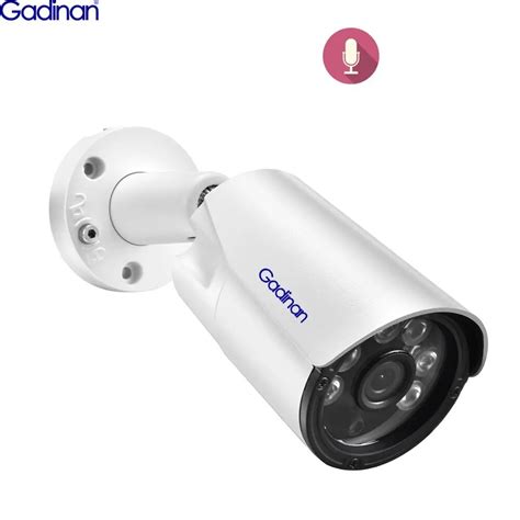 Gadinan Super Hd K Mp Mp Mp Poe Module Audio Mic Ip Camera Outdoor