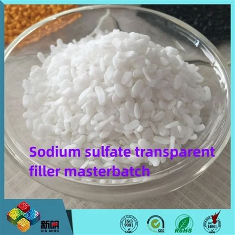 Mesh Na So Sodium Sulfate Clear Filler Masterbatch Transparent Pp