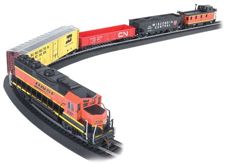 Bachmann Rail Chief Train Set Burlington Northern And Santa Fe Ho