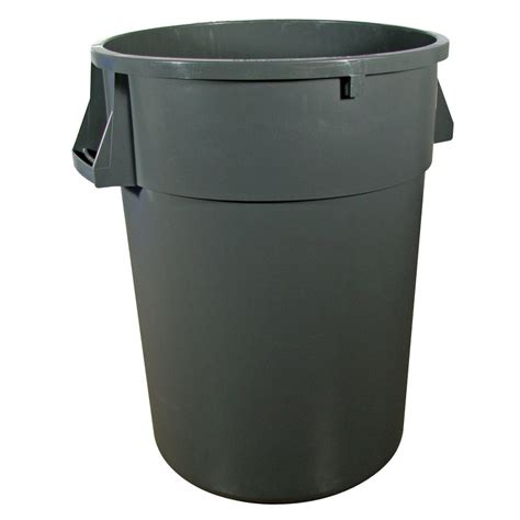 Continental 4444gy 44 Gallon Gray Huskee Trash Can