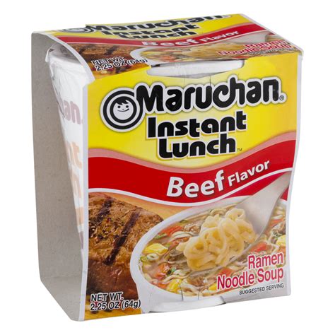 Maruchan Instant Lunch Beef Flavor Ramen Noodles 2.25oz PKG | Garden Grocer