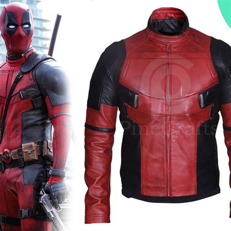 Wade Wilson Red Jacket Etsy