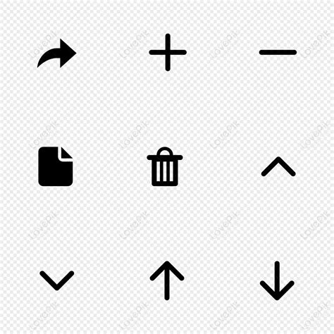 Vector Icon Arrows Icon Icon Set Design Icon Png Image And Clipart