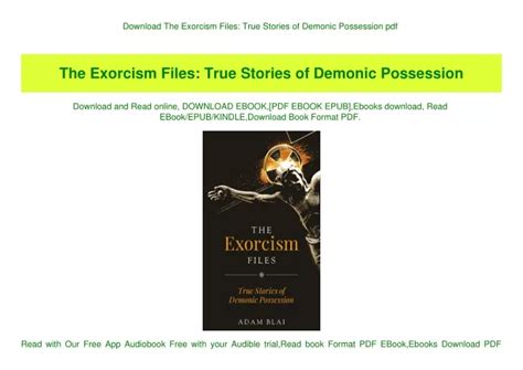 Ppt Download The Exorcism Files True Stories Of Demonic Possession Pdf Powerpoint Presentation