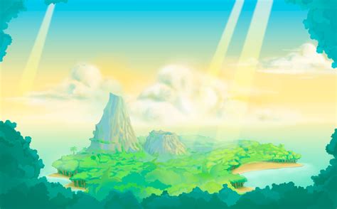 Иллюстрация копирование фона энгри бердс в стиле 2d