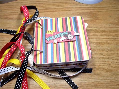 Disney Mini Scrapbook Album Disney Vacation Disney Mini Etsy Mini