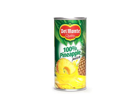 Pineapple Juice Unsweetened Del Monte Arabia