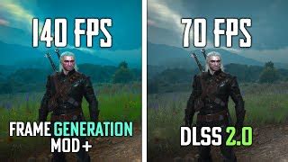 The Witcher Next Gen Fsr Frame Generation Mod Graphics Performance