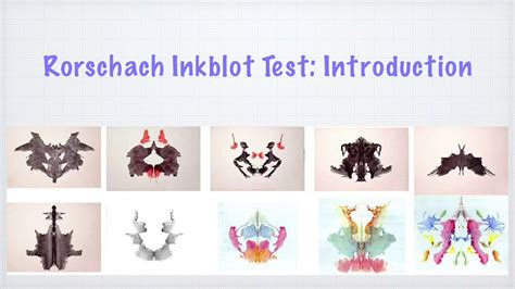 Psychology Rorschach Inkblot Test Personality Assessment Youtube