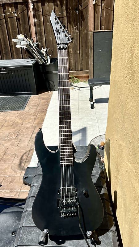 Esp Ltd M 7 Ht Black Metal 2020 Present Black Satin Reverb