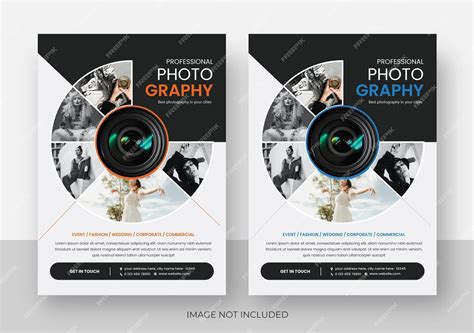 Premium Vector | Photo Workshop Flyer Template, Professional ...