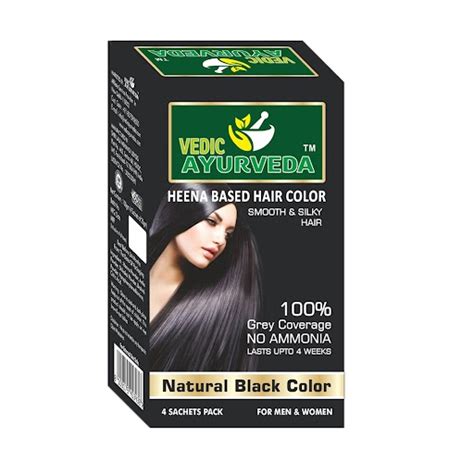 Soft Black Henna Hair Color Natural Hair Color