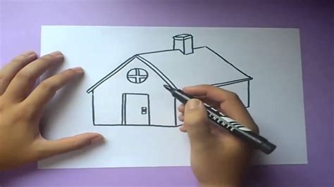 Como Dibujar Una Casa Paso A Paso How To Draw A House YouTube