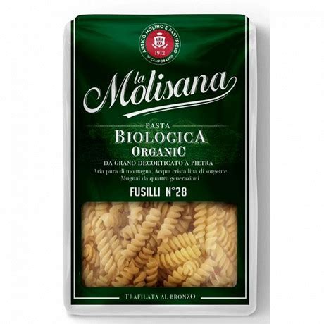 La Molisana Pates Fusilli N28 Bio 500g