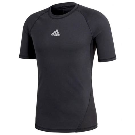 Adidas Alphaskin Ss Thermoshirt Heren Zwart