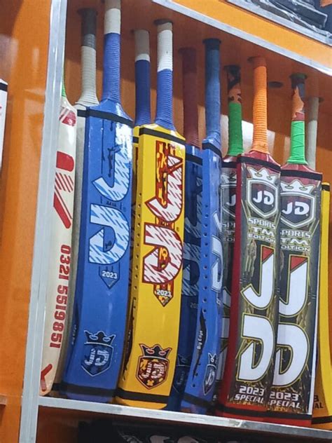 JD Tape Ball Bat Wide Blade Long Handle Rawalakot Wood AMAFHHA Sports