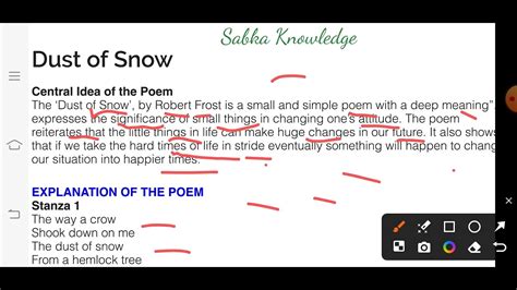 Dust Of Snow English Class 10 Poem 1 CBSE JAC Board Exam 2024